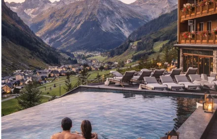 Autumn Perspective in the Austrian Alps