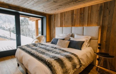 Chalet Velours Bleu